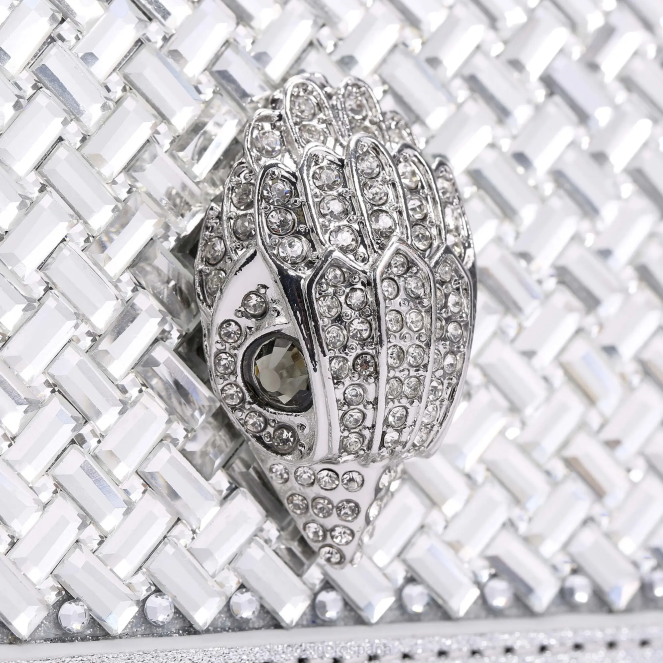 Kurt Geiger mujer bandolera pequeña london shoreditch 2LPR130 | bolsas combinación de metales